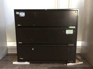 3-Drawer Metal Wide Filing Cabinet.