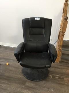 Black Leather Office Chair.