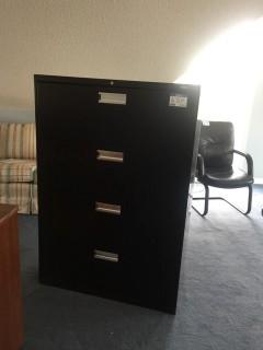 4 Drawer Lateral File Cabinet.