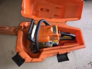 Stihl MS470 Chainsaw in Case.