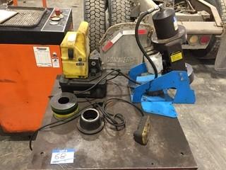 Eaton ET1000 Hydraulic Hose Press w/Fittings.