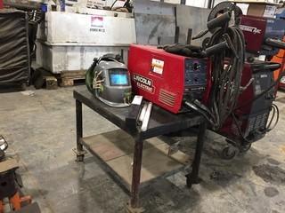 Lincoln Electric Invertec Electric Stock Welder. c/w Mask.