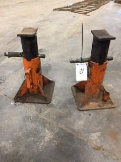 (2) Heavy Duty Jack Stands.