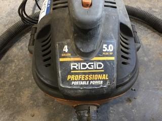 Ridgid Professional 5 HP Vacuum.