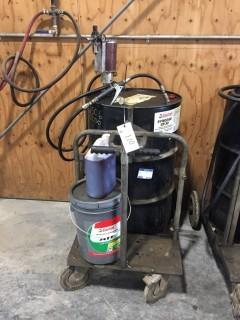 Ram Air Powered Oil Dispenser c/w Cart.