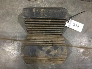 Lot of (2) Wheel Blocks.