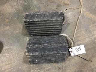 Lot of (2) Wheel Blocks.