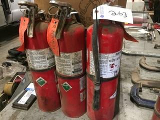 Lot of (3) 10 Lb. Fire Extinguisher.