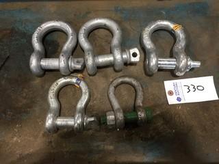 Lot of (5) Anchor Shackles.