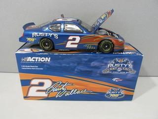 #2 Rusty Wallace Miller Lite Action Collectibles 700th Race Tribute Car 