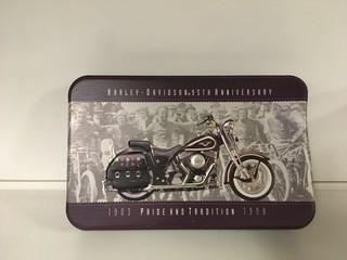 Harley Davidson 95th Anniversary Tin with Playing Cards.