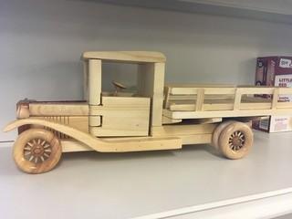 Wood Truck Model.