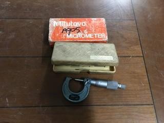 Mitutoyo Micrometer.