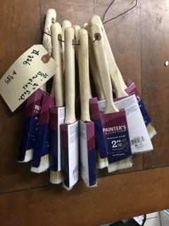 Lot of (10) Paint Brushes 2".