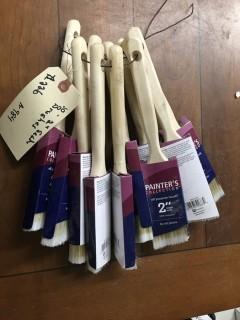 Lot of (10) Paint Brushes 2".