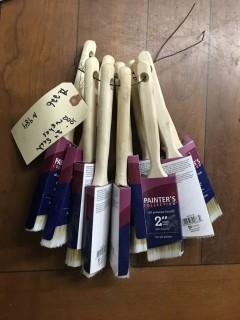 Lot of (10) Paint Brushes 2".