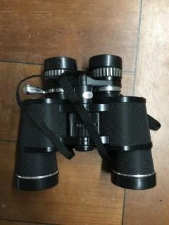 Tasco Binoculars & Case.