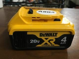 DeWalt 20V Battery.