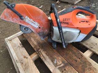 Stihl TS420 Concrete Saw.