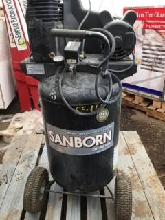 Sanborn 30 Gallon Compressor S/N 15507J2.