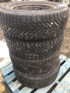 (4) Ultra Grip Ice Tires w/ Rims P225/60R16.