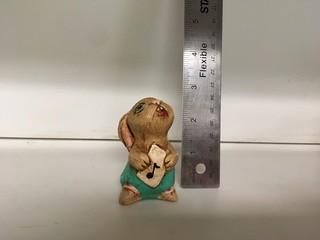 Singing Bunny Figurine.