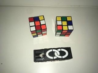 (2) Rubik's Cube & (1) Link Puzzler.