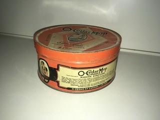 O-Cedar Mop Polish Tin.