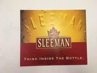 Sleeman Sign, 17" x 14".