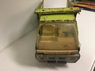 Tonka Green Metal Dump Truck.