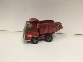 Buddy L Red Metal Dump Truck.