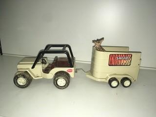 Tonka Safari Jeep & Trailer.