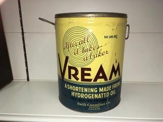 Vream Shortening Tin/Can.