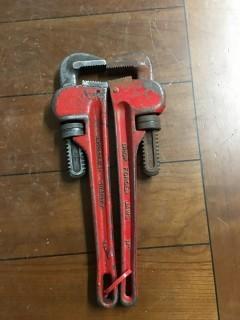 (2) 14" Pipe Wrenches.