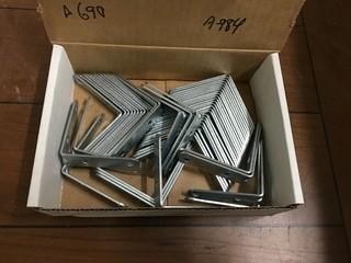 Quantity of 2"x2" Angle Brackets.