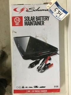 Schumacher Solar Battery Maintainer.