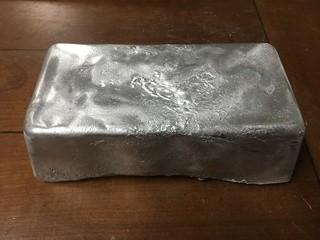 6.15 Kg Bar of Aluminum.