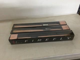 (3) Firefly Refillable Butane Gas Lighters.