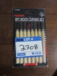 Hawk 8 Pc Wood Carving Set.