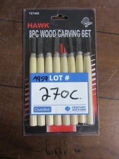 Hawk 8 Pc Wood Carving Set.