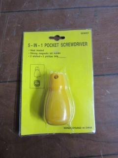 5 in 1 Pocket Screwdriver.