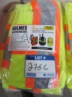 Holmes Hi-Vis Long Sleeve T-Shirt (2) XXL.