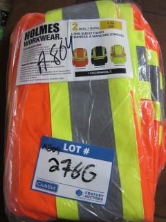 Holmes Hi-Vis Long Sleeve T-Shirt (2) LG.