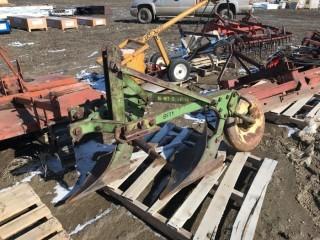 John Deere  M-Mt-2 3 Point Hitch One Way Turn over Plow.