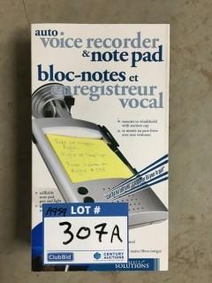 NEW Auto Voice Recorder & Note Pad