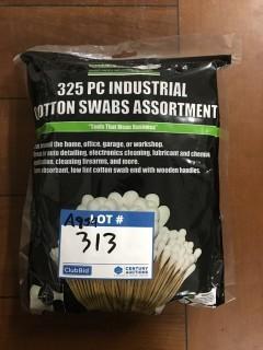 NEW 325pc Industrial Cotton Swabs Assortment