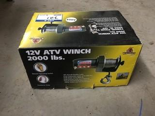 ATV Winch 2000 LB 12V.