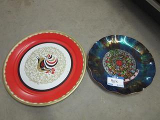 (2) Decorative Plates.