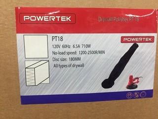 Powertek PT 18 7" Electric Drywall Sander.