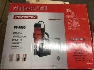 Powertek PT 9500 Magnetic Base Drill 120V 15 Amp.